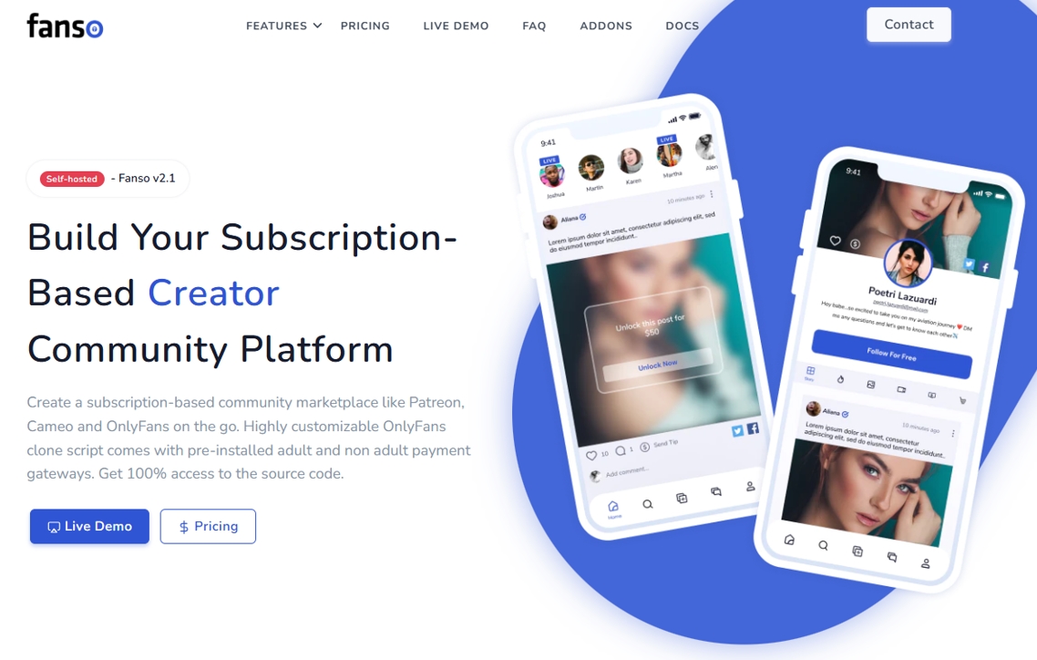 Лучшие аналоги Onlyfans - обзор 20 сервисов